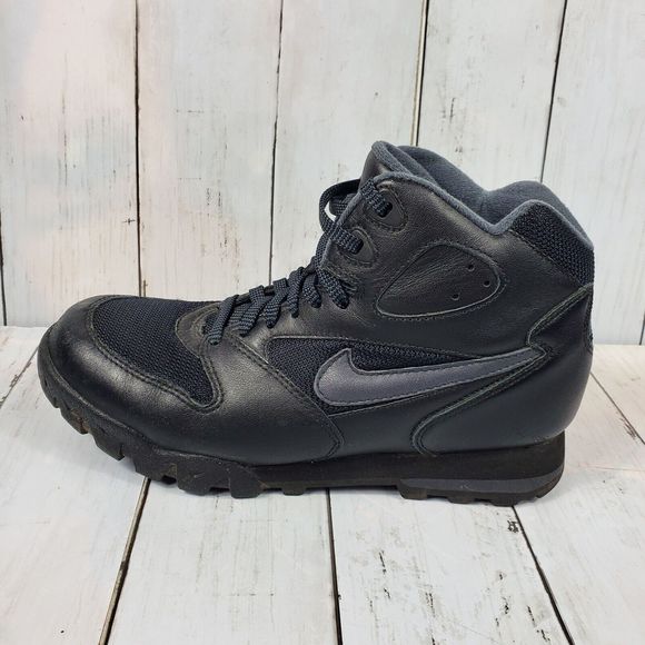 Nike Caldera Hiker Boots Mens Sz 7.5 Black Camping Sneakerboot Shoes 313500-001 - Picture 4 of 14
